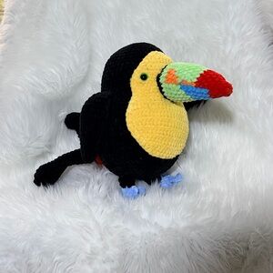Handmade Crochet Amigurumi Toucan Plush